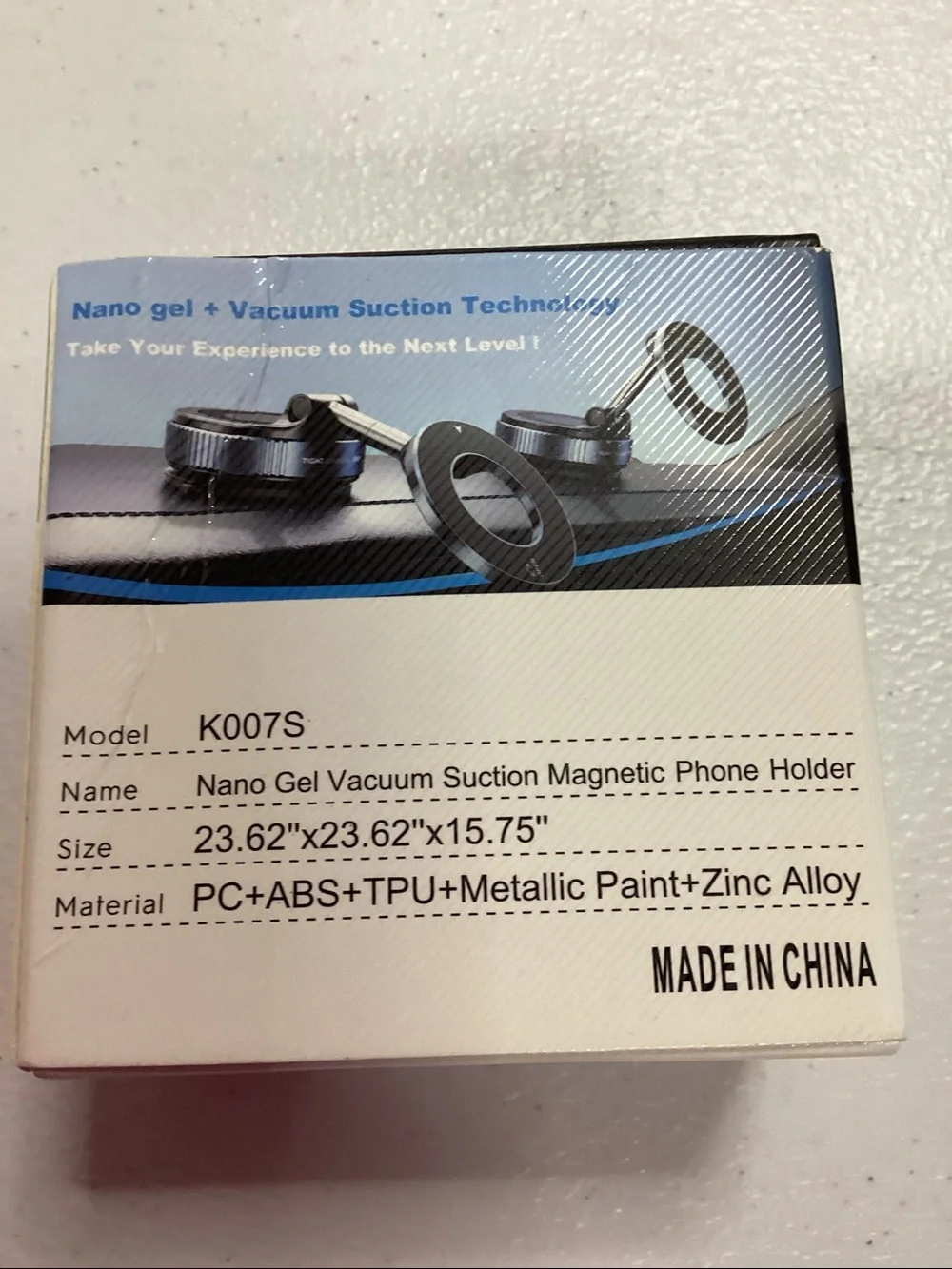 Nano Gel Vacuum Suction Magnetic Phone Holder